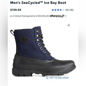 Brand new never worn Sperry rain and show boots size 9 men’s